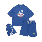 【日本正規品】 チャムス ルームウェア メンズ レディース パンツ セットアップ CHUMS Tシャツ ショートパンツ 春夏 夏 上下 半袖 かわいい ハーフパンツ 巾着 3点セット CHUMS HOME Chillax Wear Set CH01-2551