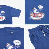 【日本正規品】 チャムス ルームウェア メンズ レディース パンツ セットアップ CHUMS Tシャツ ショートパンツ 春夏 夏 上下 半袖 かわいい ハーフパンツ 巾着 3点セット CHUMS HOME Chillax Wear Set CH01-2551