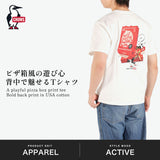【日本正規品】 チャムス Tシャツ メンズ レディース 半袖 ブランド CHUMS 綿 100% ロゴ グラフィックTシャツ プリント かわいい かっこいい カジュアル 中厚地 チャムスピザボックスTシャツ CH01-2518