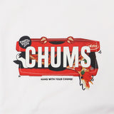 【日本正規品】 チャムス Tシャツ メンズ レディース 半袖 ブランド CHUMS 綿 100% ロゴ グラフィックTシャツ プリント かわいい かっこいい カジュアル 中厚地 チャムスピザボックスTシャツ CH01-2518