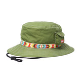 【日本正規品】 チャムス 帽子 メンズ レディース ブランド CHUMS ハット メッシュ UV UVカット 日焼け防止 おしゃれ かわいい 紐付き フェス フリーサイズ チロリアンテープ フェスハット CH05-1432