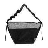 【日本正規品】 チャムス ショルダーバッグ メンズ レディース 大きめ 斜め掛け ブランド CHUMS バッグ A4 20L 軽量 軽い 大人 メッシュ ドローコード アウトドア Mesh Drawcord Shoulder Bag CH60-3930