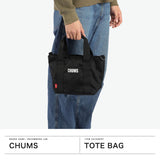 【日本正規品】 チャムス トートバッグ メンズ レディース ファスナー付き 小さめ CHUMS ブランド カジュアル 軽量 軽い ミニトート かわいい コンパクト A5 6L リサイクルチャムスミニトートバッグ CH60-3922
