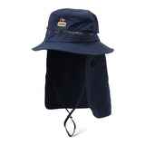 【日本正規品】 チャムス 帽子 メンズ レディース メッシュ ハット サンシェード付き CHUMS ブランド アウトドア ロゴ ナイロン 速乾 日よけ 紐付き UVカット 春夏 お出かけ Sunshade Hat CH05-1418