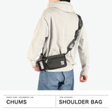 【日本正規品】 チャムス ショルダーバッグ メンズ レディース 斜めがけバッグ ブランド CHUMS 小さめ 斜めがけ 軽量 2WAY ミニショルダー ボディバッグ ウエアラブルスリングショルダーバッグスウェットナイロン CH60-3880