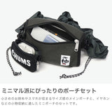【日本正規品】 チャムス ショルダーバッグ メンズ レディース 斜めがけバッグ CHUMS バッグ 小さめ 軽量 軽い 斜めがけ ミニ ウエストポーチ 2WAY 撥水 SWEAT NYLON ウエアラブルスリングショルダーバッグ CH60-3880