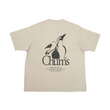 【日本正規品】 チャムス Tシャツ メンズ レディース 半袖 CHUMS ブランド カジュアル トップス プリント ロゴ 綿100% コットン 耐久性 タフ オーバーサイズ GARMENT DYE ブービーバードツインTシャツ CH01-2722