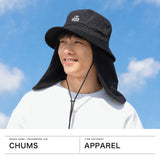 【日本正規品】 チャムス ハット メンズ レディース 紐付き UV CHUMS 夏 夏用 春夏 つば広 オシャレ 帽子 日除け 日よけ付き 首元 アウトドア メッシュ 撥水 吸水速乾 サンシェードハット CH05-1471