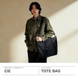 CIE トートバッグ メンズ レディース 大きめ ファスナー付き シー バッグ ショルダー ナイロン カジュアル 軽量 軽い 旅行 大人 ブランド 日本製 2WAY A4 B4 17L エクストラ W-CROSS CIE-W-CROSS TOTEBAG 032500