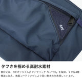 CIE ショルダーバッグ メンズ レディース 斜めがけバッグ ブランド シー バッグ ショルダー 防水 斜めがけ 小さめ 軽量 日本製 男性 女性 弱撥水 丈夫 スリム 1.5L FLOW FLAT SHOULDER(S) 022109