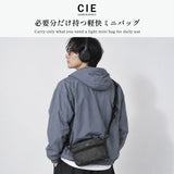 CIE ショルダーバッグ メンズ レディース 軽量 小さめ 斜めがけ 大人 ブランド シー バッグ ミニショルダー 日常使い 防水 丈夫 日本製 シンプル 肩掛け 手持ち 小さい コンパクト 2WAY GRID-0 MINI SHOULDER BAG 032662