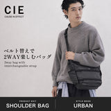 CIE ショルダーバッグ メンズ レディース 斜めがけバッグ ブランド ナイロン シー バッグ ショルダー 小さめ 軽い 軽量 斜めがけ かっこいい 耐久性 防水 日本製 2WAY B5 GRID-0 SHOULDERBAG-04 S size 032666