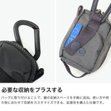 CIE ポーチ 小物入れ メンズ レディース ミニ シー ミニポーチ ブランド カラビナ付き コンパクト 小さめ 軽い 防水性 ナイロン 日本製 カジュアル スポーティ ダブルファスナー GRID-0 MICRO CASE 032675