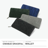 【1年保証】 チマブエ グレースフル 長財布 メンズ CIMABUE graceful 財布 本革 革 ラウンドファスナー ラウンド 大容量 ブランド 象革 日本製 エレファントレザー RFロングウォレット(ラウンドファスナー長財布)
