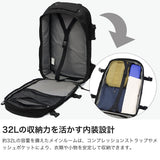 コロンビア リュック メンズ レディース Columbia ブランド 大容量 旅行 出張 高耐久 2層 撥水 スリーブ ナイロン アウトドア 32L 15inch A3 Tyger Brook 32Lトラベルバックパック PU7262