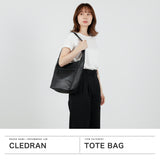 クレドラン トートバッグ レディース CLEDRAN バッグ ショルダー ブランド 大人 本革 牛革 革 肩掛け レザー ハンドル ワンハンドルバッグ おしゃれ シンプル B5 日本製 HALLE WIDE HANDLE TALL BAG CL-3842