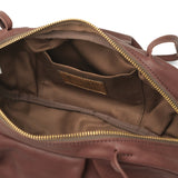 クレドラン ボストンバッグ レディース CLEDRAN バッグ 小さめ ブランド ミニ 大人 本革 牛革 革 肩掛け レザー ハンドル おしゃれ シンプル コンパクト ミニボストン 女性 日本製 GALE TUCK BOSTON CL-3848