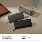 クレドラン 財布 長財布 レディース CLEDRAN お財布 ブランド 薄型 薄い スリム ラウンドファスナー 大人 本革 牛革 革 おしゃれ 女性 かわいい 水玉 ドット柄 日本製 LIMA DOT LONG SLIMWALLET CL-3890