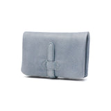 クレドラン 二つ折り財布 レディース 札 小銭 ブランド CLEDRAN 財布 かわいい 本革 革 レザー 牛革 大人 日本製 小さい 二つ折り 小さめ 小銭入れ 折り財布 ノーヴェ NOUVE WALLET M CL-3955