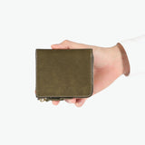 コルボ 二つ折り財布 メンズ レディース 本革 CORBO. 財布 日本製 ブランド 大人 札 小銭 小銭入れあり 小さめ 小さい コンパクト 革 レザー 牛革 プエブロ SLATE PUEBLO L字ファスナーコンパクト財布 1LN-1716