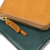 コルボ 二つ折り財布 メンズ レディース 本革 CORBO. 財布 日本製 ブランド 大人 札 小銭 小銭入れあり 小さめ 小さい コンパクト 革 レザー 牛革 プエブロ SLATE PUEBLO L字ファスナーコンパクト財布 1LN-1716