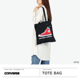 コンバース トートバッグ レディース メンズ 大きめ A4 CONVERSE おしゃれ かわいい カジュアル 縦型 パペット スンスン コラボ フラットトート ロゴ カラー PUPPETSUNSUN CV SUNSUN FLAT TOTE BAG 80981600