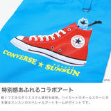 コンバース トートバッグ レディース メンズ 大きめ A4 CONVERSE おしゃれ かわいい カジュアル 縦型 パペット スンスン コラボ フラットトート ロゴ カラー PUPPETSUNSUN CV SUNSUN FLAT TOTE BAG 80981600