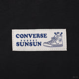 コンバース トートバッグ レディース メンズ 大きめ A4 CONVERSE おしゃれ かわいい カジュアル 縦型 パペット スンスン コラボ フラットトート ロゴ カラー PUPPETSUNSUN CV SUNSUN FLAT TOTE BAG 80981600