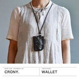 クルニー 財布 メンズ レディース CRONY. コインケース 小銭入れ ミニ財布 サイフ ネックウォレット ミニウォレット ミニ 首掛け 小さめ 軽量 軽い 日本製 カード MIKAGE NECK WALLET CRMK-13