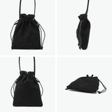 クルニー ショルダーバッグ メンズ レディース 斜めがけバッグ CRONY. 斜めがけ 小さめ 本革 革 牛革 ブランド 大人 軽量 軽い 巾着 縦 ミニショルダー バッグ 巾着ショルダー TATUM KINCHAKU SHOULDER CR-00132