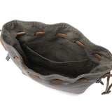 クルニー ショルダーバッグ メンズ レディース 斜めがけバッグ CRONY. 斜めがけ 小さめ 本革 革 牛革 ブランド 大人 軽量 軽い 巾着 縦 ミニショルダー バッグ 巾着ショルダー TATUM KINCHAKU SHOULDER CR-00132