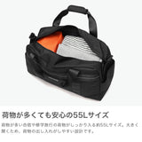 コンバース ボストンバッグ メンズ レディース 大容量 旅行 修学旅行 CONVERSE ブランド 大きい 旅行用 おしゃれ スポーティ 2WAY ショルダー 肩掛け 斜めがけ 高校生 中学生 部活 黒 撥水 A3 55L 5~6泊 20108
