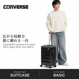 コンバース スーツケース Mサイズ CONVERSE かわいい 可愛い 拡張 軽量 おしゃれ ストッパー M 大人 学生 修学旅行 旅行 出張 51L 60L ドリンクホルダー 国内旅行 cloud 拡張ジッパーキャリーM 61005