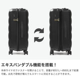コンバース スーツケース Mサイズ CONVERSE かわいい 可愛い 拡張 軽量 おしゃれ ストッパー M 大人 学生 修学旅行 旅行 出張 51L 60L ドリンクホルダー 国内旅行 cloud 拡張ジッパーキャリーM 61005