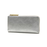 アンサ 長財布 レディース 薄い Ense 財布 ブランド 本革 L字ファスナー 軽量 軽い 革 レザー 山羊革 ゴートスキン L字 ファスナー 小銭入れ 日本製 L-zipper long wallet ew131