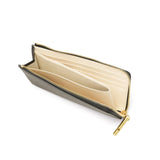 アンサ 長財布 レディース 薄い Ense 財布 ブランド 本革 L字ファスナー 軽量 軽い 革 レザー 山羊革 ゴートスキン L字 ファスナー 小銭入れ 日本製 L-zipper long wallet ew131