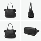 アンサ トートバッグ レディース A4 Ense トート バッグ 通勤 軽量 通勤バッグ 本革 革 軽い ブランド 通勤トート レザー 肩掛け 自立 横型 黒 シンプル 上品 おしゃれ 大人 女性 Sサイズ コンパクト 日本製 tote S ens203