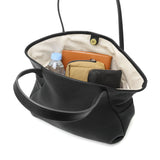 アンサ トートバッグ レディース A4 Ense トート バッグ 通勤 軽量 通勤バッグ 本革 革 軽い ブランド 通勤トート レザー 肩掛け 自立 横型 黒 シンプル 上品 おしゃれ 大人 女性 Sサイズ コンパクト 日本製 tote S ens203