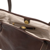 アンサ トートバッグ レディース A4 Ense トート バッグ 通勤 軽量 通勤バッグ 本革 革 軽い ブランド 通勤トート レザー 肩掛け 自立 横型 黒 シンプル 上品 おしゃれ 大人 女性 Sサイズ コンパクト 日本製 tote S ens203