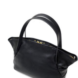 アンサ トートバッグ レディース ファスナー付き Ense トート バッグ レザー ブランド 小さめ 革 本革 自立 ハンドバッグ A5 黒 グレー おしゃれ マチ広め きれいめ イタリアンレザー tote mini ens202