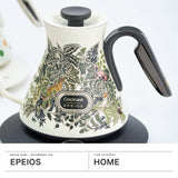 【正規品1年保証】 EPEIOS ケトル 電気 おしゃれ 温度調整 エペイオス 電気ケトル コーヒー 珈琲 ドリップ 色変化 保温 タイマー機能 湯沸かし ポット シンプル 細口 600mL LUX600 Designed CP005