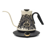 【正規品1年保証】 EPEIOS ケトル 電気 おしゃれ 温度調整 エペイオス 電気ケトル コーヒー 珈琲 ドリップ 色変化 保温 タイマー機能 湯沸かし ポット シンプル 細口 600mL LUX600 Designed CP005