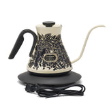 【正規品1年保証】 EPEIOS ケトル 電気 おしゃれ 温度調整 エペイオス 電気ケトル コーヒー 珈琲 ドリップ 色変化 保温 タイマー機能 湯沸かし ポット シンプル 細口 600mL LUX600 Designed CP005