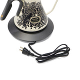 【正規品1年保証】 EPEIOS ケトル 電気 おしゃれ 温度調整 エペイオス 電気ケトル コーヒー 珈琲 ドリップ 色変化 保温 タイマー機能 湯沸かし ポット シンプル 細口 600mL LUX600 Designed CP005