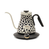 【正規品1年保証】 EPEIOS ケトル 電気 おしゃれ 温度調整 エペイオス 電気ケトル コーヒー 珈琲 ドリップ ステンレス 保温 タイマー機能 湯沸かし 色変化 シンプル 細口 レオパード柄 900mL LUX900 JPCCN