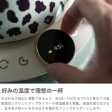 【正規品1年保証】 EPEIOS ケトル 電気 おしゃれ 温度調整 エペイオス 電気ケトル コーヒー 珈琲 ドリップ ステンレス 保温 タイマー機能 湯沸かし 色変化 シンプル 細口 レオパード柄 900mL LUX900 JPCCN