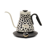 【正規品1年保証】 EPEIOS ケトル 電気 おしゃれ 温度調整 エペイオス 電気ケトル コーヒー 珈琲 ドリップ ステンレス 保温 タイマー機能 湯沸かし 色変化 シンプル 細口 レオパード柄 900mL LUX900 JPCCN