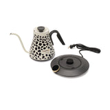 【正規品1年保証】 EPEIOS ケトル 電気 おしゃれ 温度調整 エペイオス 電気ケトル コーヒー 珈琲 ドリップ ステンレス 保温 タイマー機能 湯沸かし 色変化 シンプル 細口 レオパード柄 900mL LUX900 JPCCN