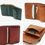 フラソリティ 財布 二つ折り財布 メンズ レディース ミニ コンパクト サイフ Flathority 本革 レザー 二つ折 ブランド 日本製 ミニマル プエブロレザー プエブロ ミニ財布 牛革 革 Land Mini wallet FP-511