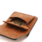 フラソリティ 財布 二つ折り財布 メンズ レディース ミニ コンパクト サイフ Flathority 本革 レザー 二つ折 ブランド 日本製 ミニマル プエブロレザー プエブロ ミニ財布 牛革 革 Land Mini wallet FP-511